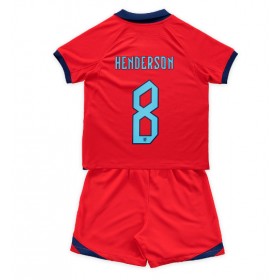 Baby Fußballbekleidung England Jordan Henderson #8 Auswärtstrikot WM 2022 Kurzarm (+ kurze hosen)